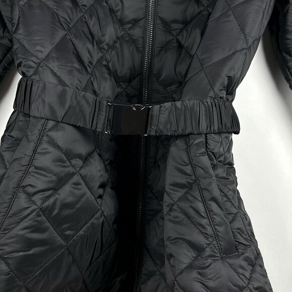 NWT 32 Degrees Heat Women's Full Zip Black Puffer Jacket Quilted | Size L - Picture 5 of 15
